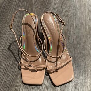 Nude Strappy Heels